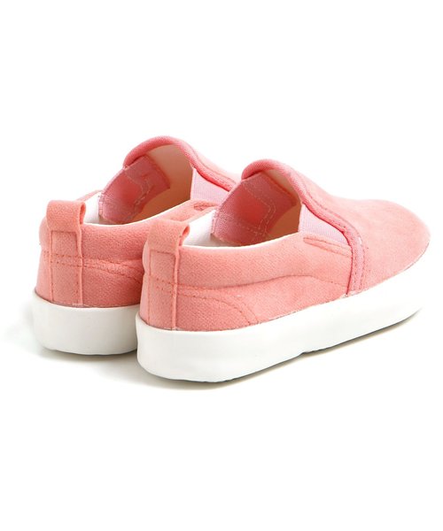 apres les cours（アプレレクール）の「異素材スリッポン（スリッポン・キッズ・ブラック/オフホワイト/ピンク・14/15 /16/17/18/19/20）」の9枚目の写真