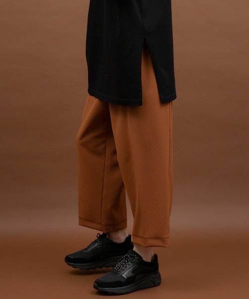 UNITED TOKYO（ユナイテッドトウキョウ）の「ジャージーワイドクロップドパンツ（その他パンツ・メンズ・ブラック/ブラウン/カーキ・1/2/3）」の5枚目の写真