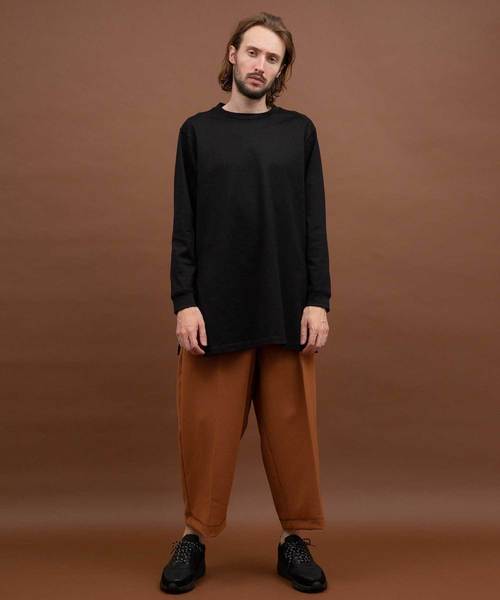 UNITED TOKYO（ユナイテッドトウキョウ）の「ジャージーワイドクロップドパンツ（その他パンツ・メンズ・ブラック/ブラウン/カーキ・1/2/3）」の6枚目の写真