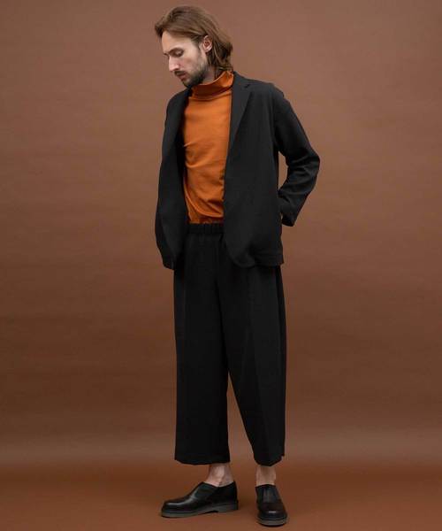 UNITED TOKYO（ユナイテッドトウキョウ）の「ジャージーワイドクロップドパンツ（その他パンツ・メンズ・ブラック/ブラウン/カーキ・1/2/3）」の8枚目の写真