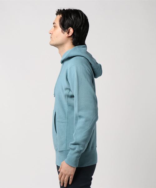 Champion（チャンピオン）の「CHAMPION/チャンピオン リバースイーブスウェットパーカー･C3-N106（パーカー・メンズ・カーキ/ピンク/ブルー・M/L）」の4枚目の写真