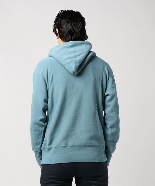 Champion（チャンピオン）の「CHAMPION/チャンピオン リバースイーブスウェットパーカー･C3-N106（パーカー・メンズ・カーキ/ピンク/ブルー・M/L）」の5枚目の写真
