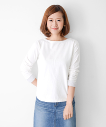 URBAN RESEARCH DOORS WOMENS | FORK&SPOON　Marine Boat Neck(Tシャツ/カットソー)