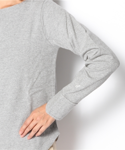 URBAN RESEARCH DOORS WOMENS（アーバンリサーチ ドアーズ ウィメンズ）の「FORK&SPOON　Marine Boat Neck（Tシャツ/カットソー・レディース・ボルドー/トップグレー/ネイビー/オリーブ/オフホワイト/イエロー・ONE）」の8枚目の写真