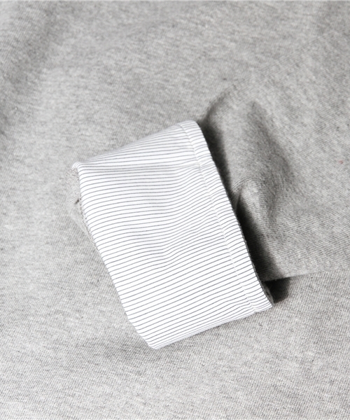 URBAN RESEARCH DOORS WOMENS（アーバンリサーチ ドアーズ ウィメンズ）の「FORK&SPOON　Marine Boat Neck（Tシャツ/カットソー・レディース・ボルドー/トップグレー/ネイビー/オリーブ/オフホワイト/イエロー・ONE）」の11枚目の写真