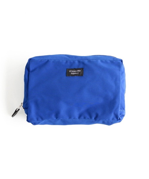 STANDARD SUPPLY（スタンダードサプライ）の「スタンダードサプライ / SIMPLICITY シンプリシティ / SQUARE POUCH L スクエアポーチL（ポーチ・レディース・ホワイト/ブラック/ベージュ/グレー/イエロー/ダークネイビー/ダークパープル/グリーン/チャコールグレー/モカ/ブルー/サファリグリーン/レンガ/マスタード/レッド/グリーン系その他/コーラルピンク/ストーン/サンドベージュ/オレンジ/ライトグレー系/ダークブラウン/キナリ/コバルトブルー/アイボリー/ケリーグリーン・FREE）」の16枚目の写真