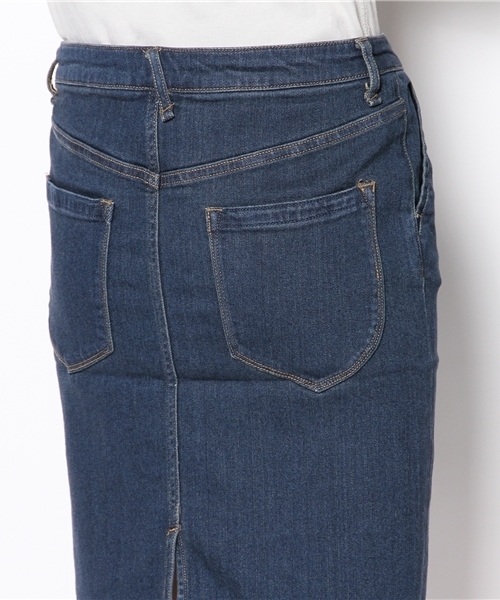 NANO universe(ナノユニバース)の「【VERY12月号掲載 】FF/デニムペンシルスカート(デニムスカート・レディース・インディゴブルー・36/38)」の5枚目の写真