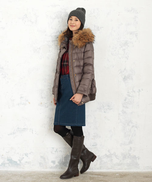 NANO universe(ナノユニバース)の「【VERY12月号掲載 】FF/デニムペンシルスカート(デニムスカート・レディース・インディゴブルー・36/38)」の11枚目の写真