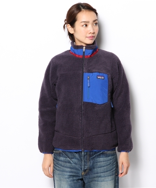 BEAMS BOY(ビームスボーイ)の「□Patagonia / “Kids' Retro-X Jacket” 13(ブルゾン・レディース・ベージュ/ネイビー/オフホワイト・ONE SIZE)」の4枚目の写真