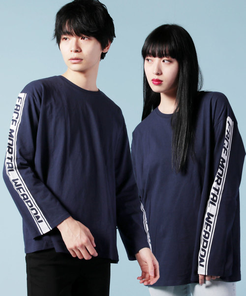 SHISKY(シスキー)の「プリントBIGロンT カットソー(Tシャツ/カットソー・メンズ・A/B/C/D/E/F/G/H/I/J/K/L/M/N/O/P/Q/R/S/T・M/L)」の1枚目の写真