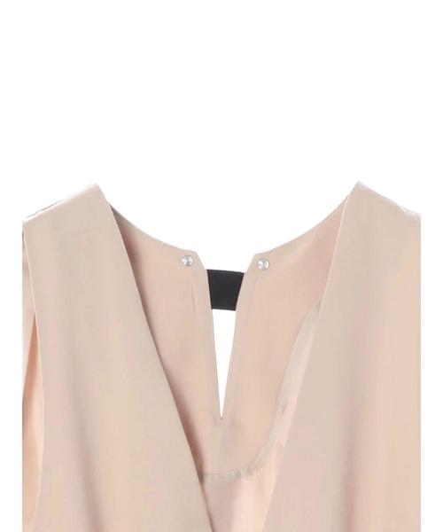 Editt by YECCA VECCA（エディットバイイェッカヴェッカ）の「オーバーポケットジャンスカ（ジャンパースカート・レディース・ブラック/ベージュ/カーキ・FREE）」の14枚目の写真