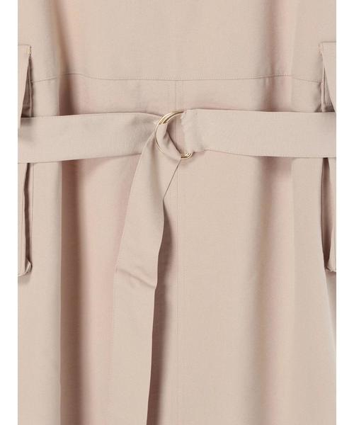 Editt by YECCA VECCA（エディットバイイェッカヴェッカ）の「オーバーポケットジャンスカ（ジャンパースカート・レディース・ブラック/ベージュ/カーキ・FREE）」の17枚目の写真