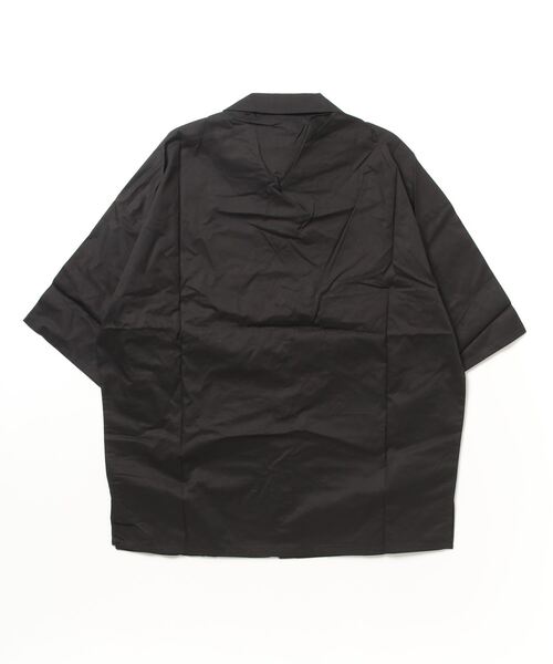 revertical(リバーティカル)の「ビッグポケット ビッグシルエット半袖シャツブラウス(シャツ/ブラウス・メンズ・ブラック/ベージュ/カーキ・L/M)」の10枚目の写真