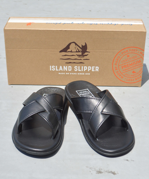 ISLAND SLIPPER（アイランドスリッパ）の「ISLAND SLIPPER/アイランドスリッパ CLASSIC SLIDE SANDAL（サンダル・メンズ・ネイビー/ブラック/ブラウン・10/9/8）」の19枚目の写真