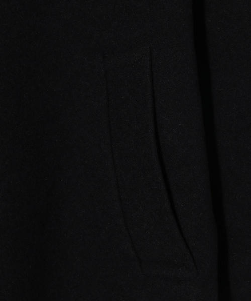 coen（コーエン）の「【WEB限定 着丈100～102㎝】イタリアンリサイクルウールノーカラーロングコート(ネイビー)（その他アウター・レディース・ネイビー・LARGE/MEDIUM）」の16枚目の写真