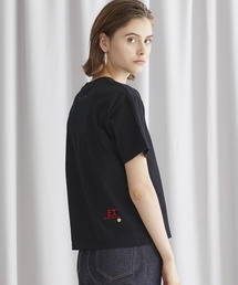 MUVEIL ミュベール E.T.プリントTシャツ MA93UTS006 ブラック 40 MUVEIL（ミュベール）の「【MUVEIL(ミュベール)】E.T.プリントTシャツ