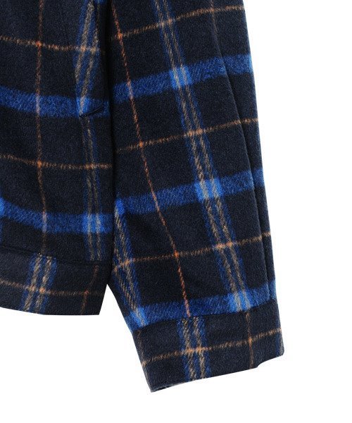 Candy Stripper（キャンディストリッパー）の「FINE CHECK ジャケット（その他アウター・レディース・ブラウン/ブルー/グリーン・1/2）」の9枚目の写真