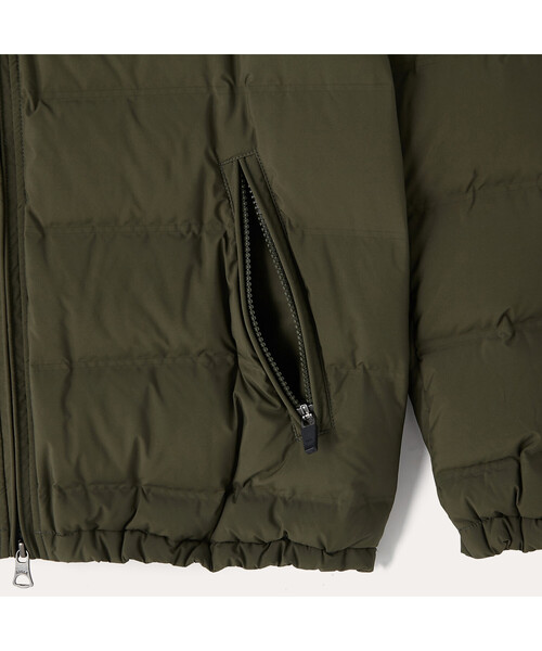 AIGLE（エーグル）の「撥水 チューブダウン スタンドカラー ジャケット（ダウンジャケット/コート・メンズ・カーキ/ワイン/ダークネイビー・SMALL/MEDIUM/LARGE/X-LARGE）」の8枚目の写真