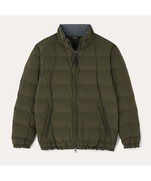 AIGLE（エーグル）の「撥水 チューブダウン スタンドカラー ジャケット（ダウンジャケット/コート・メンズ・カーキ/ワイン/ダークネイビー・SMALL/MEDIUM/LARGE/X-LARGE）」の10枚目の写真