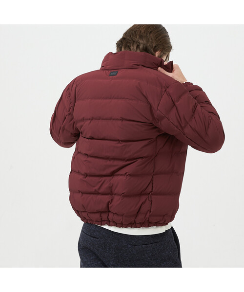AIGLE（エーグル）の「撥水 チューブダウン スタンドカラー ジャケット（ダウンジャケット/コート・メンズ・カーキ/ワイン/ダークネイビー・SMALL/MEDIUM/LARGE/X-LARGE）」の11枚目の写真