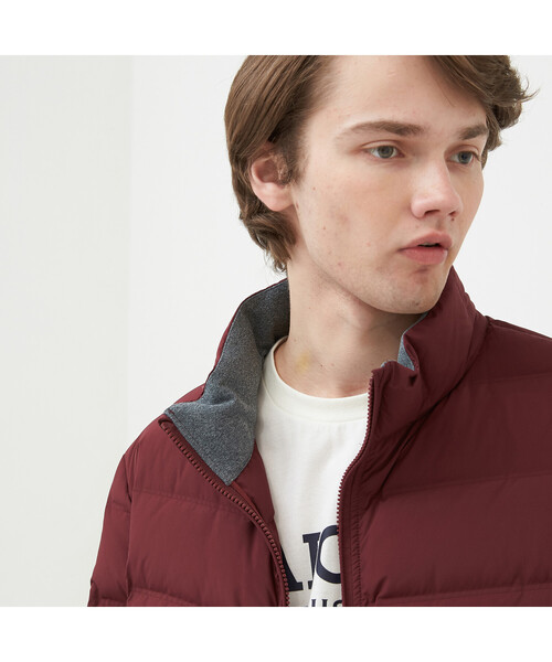 AIGLE（エーグル）の「撥水 チューブダウン スタンドカラー ジャケット（ダウンジャケット/コート・メンズ・カーキ/ワイン/ダークネイビー・SMALL/MEDIUM/LARGE/X-LARGE）」の12枚目の写真