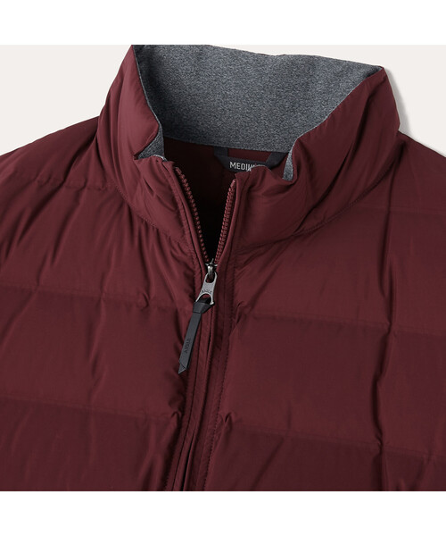 AIGLE（エーグル）の「撥水 チューブダウン スタンドカラー ジャケット（ダウンジャケット/コート・メンズ・カーキ/ワイン/ダークネイビー・SMALL/MEDIUM/LARGE/X-LARGE）」の14枚目の写真