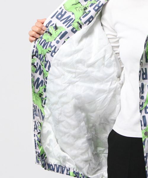 rovtski（ロフトスキー）の「2019AW T.S.TDINOSOR JKT（ナイロンジャケット・レディース・ホワイト・FREE）」の4枚目の写真