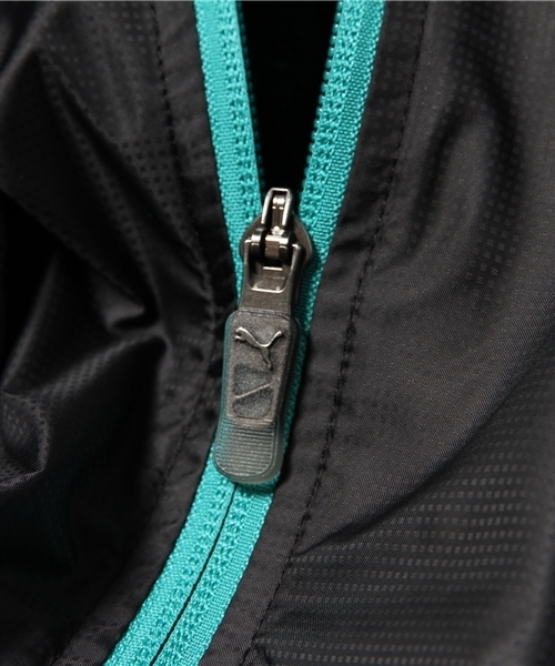 PUMA（プーマ）の「IT 裏付きウーブンジャケット - evo TRG（ナイロンジャケット・メンズ・ブラック/レッド/イエロー・LARGE/SMALL/MEDIUM/XO/O）」の8枚目の写真