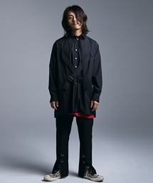 UNACT | CROSS STRAP BONDEGE OVER SHIRT(シャツ/ブラウス)