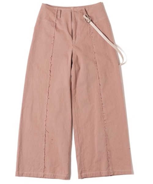 LAYMEE（レイミー）の「Fond pants / フォンドパンツ（チノパンツ・レディース・ホワイト/ピンク・FREE）」の16枚目の写真