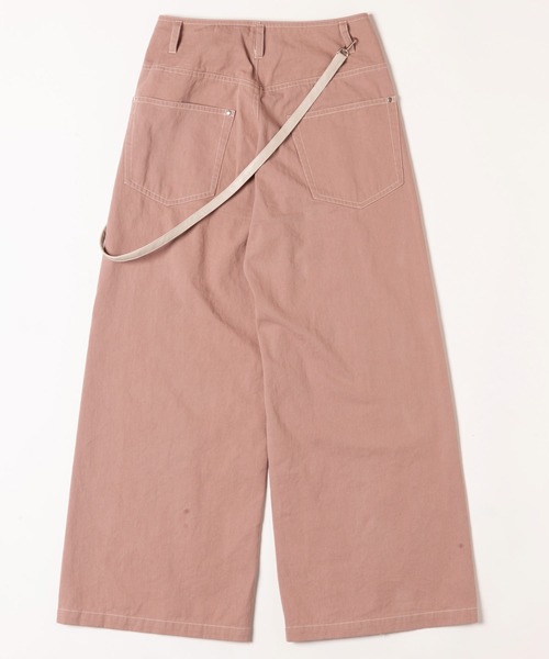 LAYMEE（レイミー）の「Fond pants / フォンドパンツ（チノパンツ・レディース・ホワイト/ピンク・FREE）」の6枚目の写真