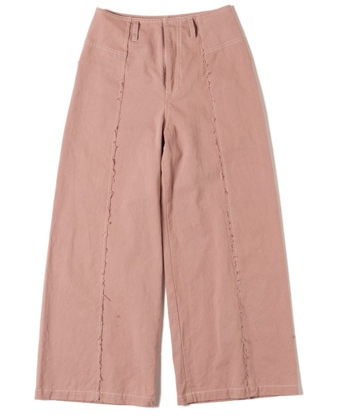 LAYMEE（レイミー）の「Fond pants / フォンドパンツ（チノパンツ・レディース・ホワイト/ピンク・FREE）」の14枚目の写真