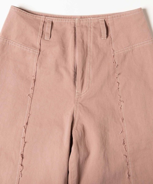 LAYMEE（レイミー）の「Fond pants / フォンドパンツ（チノパンツ・レディース・ホワイト/ピンク・FREE）」の10枚目の写真