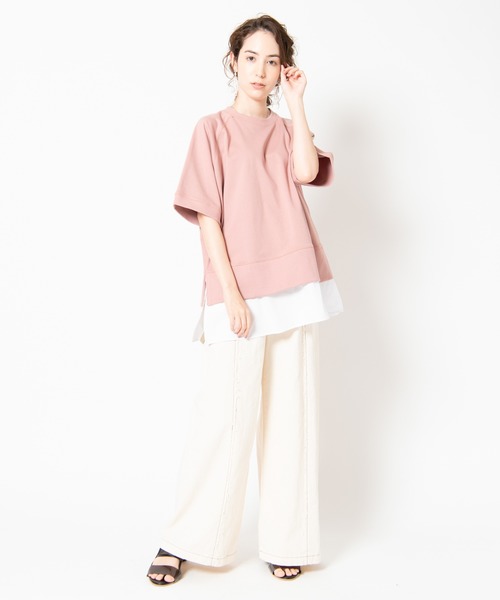 LAYMEE（レイミー）の「Fond pants / フォンドパンツ（チノパンツ・レディース・ホワイト/ピンク・FREE）」の18枚目の写真