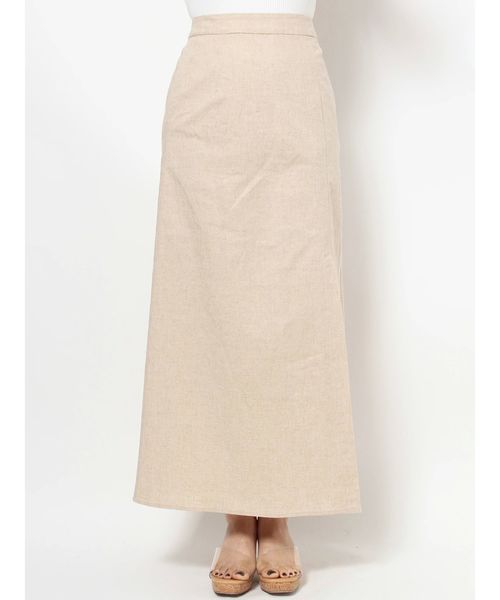 Ungrid(アングリッド)の「ストレッチスリットマキシスカート(スカート・レディース・オフホワイト/ベージュ・MEDIUM/SMALL)」の5枚目の写真