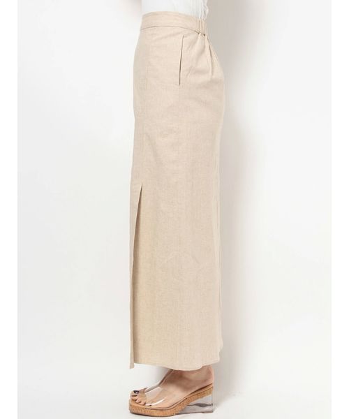 Ungrid(アングリッド)の「ストレッチスリットマキシスカート(スカート・レディース・オフホワイト/ベージュ・MEDIUM/SMALL)」の13枚目の写真