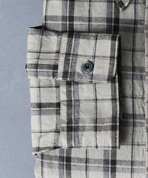 FUJITO(フジト)の「<FUJITO(フジト)> チェック ビックシルエット シャツ(シャツ/ブラウス・メンズ・ベージュ・2/1/3)」の2枚目の写真
