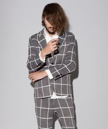 【NO ID.】Check 2B Jacket / チェック 2ボタン ジャケット