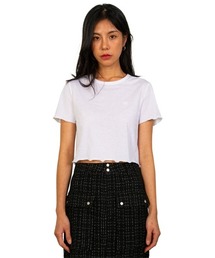 【oneninenineone 】ピマコットン クロップティーシャツ