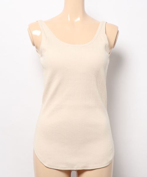 LOWRYS FARM（ローリーズファーム）の「バックオープンタンク　879404（タンクトップ・レディース・チャコールグレー/ブラウン/ピンク/アイボリー・FREE）」の10枚目の写真