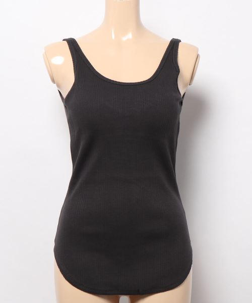 LOWRYS FARM（ローリーズファーム）の「バックオープンタンク　879404（タンクトップ・レディース・チャコールグレー/ブラウン/ピンク/アイボリー・FREE）」の8枚目の写真
