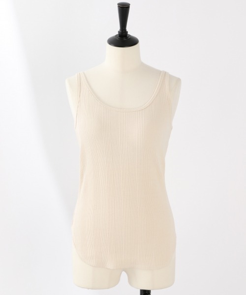 LOWRYS FARM（ローリーズファーム）の「バックオープンタンク　879404（タンクトップ・レディース・チャコールグレー/ブラウン/ピンク/アイボリー・FREE）」の21枚目の写真