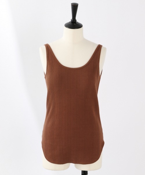 LOWRYS FARM（ローリーズファーム）の「バックオープンタンク　879404（タンクトップ・レディース・チャコールグレー/ブラウン/ピンク/アイボリー・FREE）」の18枚目の写真