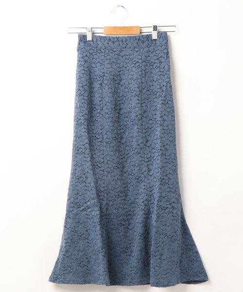 flower(フラワー)の「プレイフルレーススカート(スカート・レディース・アイボリー/ブルー/ピンク・FREE)」の7枚目の写真