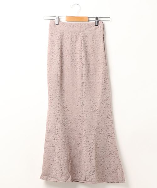 flower(フラワー)の「プレイフルレーススカート(スカート・レディース・アイボリー/ブルー/ピンク・FREE)」の5枚目の写真