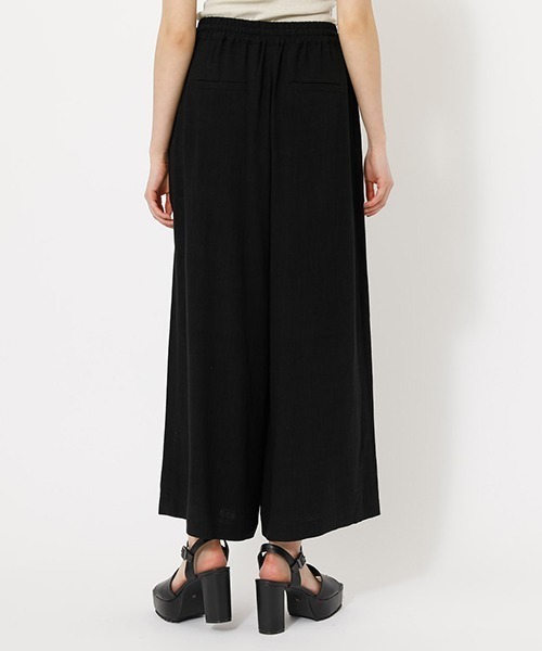 AZUL by moussy（アズールバイマウジー）の「LINEN WIDE PANTS/リネンワイドパンツ（その他パンツ・レディース・キャメル/ブラック/ライトベージュ・SMALL/MEDIUM）」の11枚目の写真