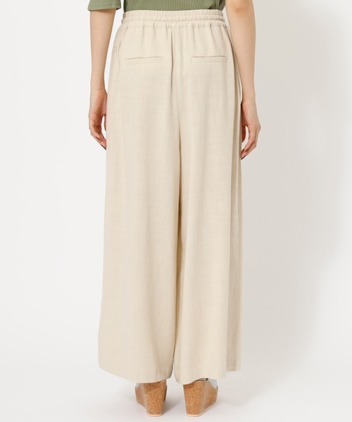 AZUL by moussy（アズールバイマウジー）の「LINEN WIDE PANTS/リネンワイドパンツ（その他パンツ・レディース・キャメル/ブラック/ライトベージュ・SMALL/MEDIUM）」の19枚目の写真