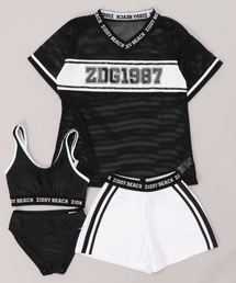 ZIDDY | ZIDDY/メッシュTシャツスイムウェア4点セット(スイムグッズ)