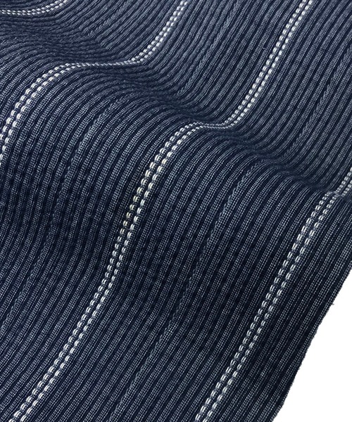 ADMIX/ATELIER SAB MEN（アドミックスアトリエサブメン）の「【４点セット】しじら織り浴衣 帯 下駄 扇子 4点セット（浴衣・メンズ・グレー系その他/ブラック系その他/ブラック系その他2/ブルー系その他/ブルー系その他5/ブルー系その他4/ブラック系その他3/ブルー系その他2/ブルー系その他6/ブルー系その他3/ブラック系その他4・48/50）」の15枚目の写真