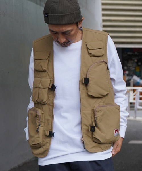 BEN DAVIS（ベンデイビス）の「BEN DAVIS SUPPLEX VEST（その他アウター・メンズ・ベージュ/オリーブ/ブラック・LARGE/MEDIUM）」の22枚目の写真
